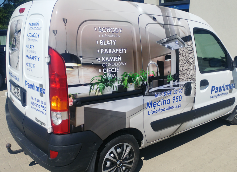 Reklama na pojazdach Pawlimex