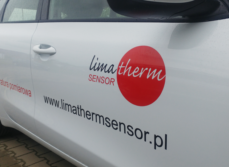 Reklama na pojazdach Limatherm