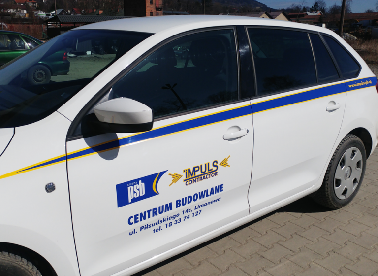 Reklama na pojazdach Impuls