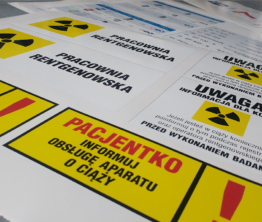 Naklejki Pracownia rentgenowska