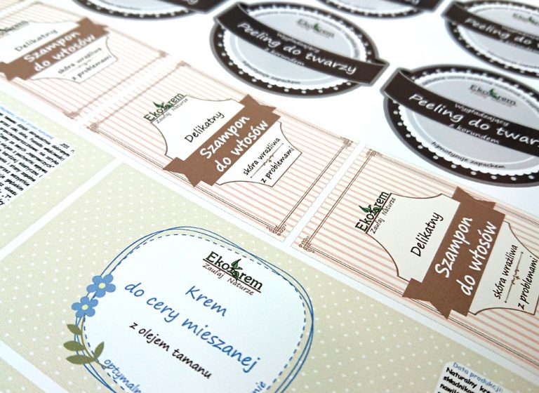 Etykiety na kosmetyki