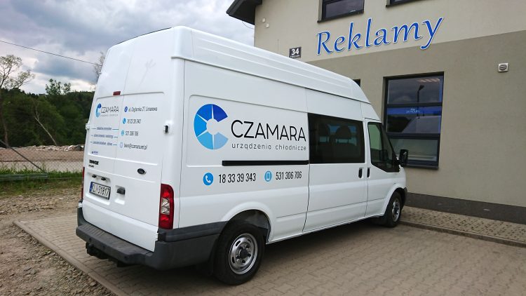 Reklama na samochodzie – Czamara