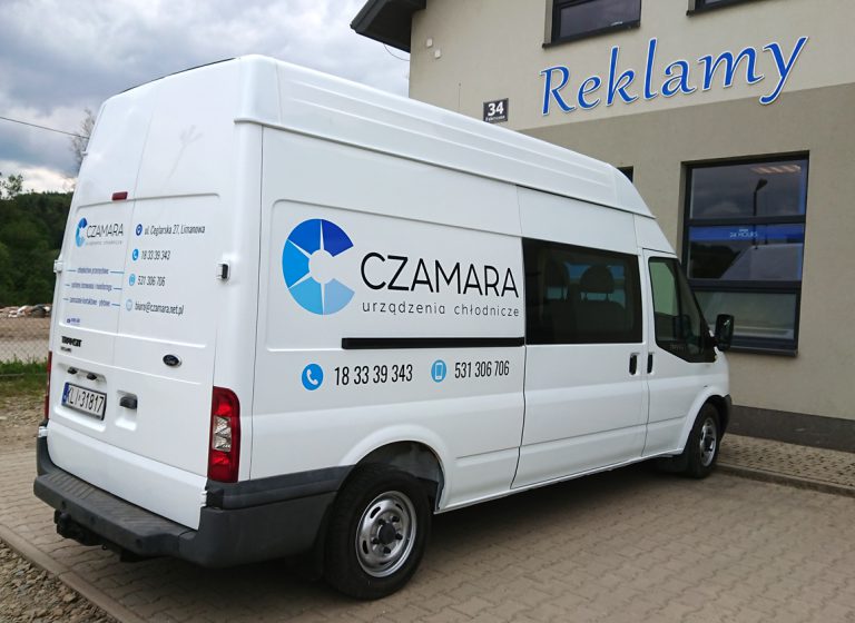 Reklama na samochodzie – Czamara