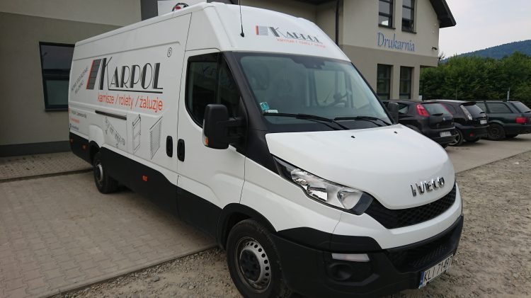 Reklama na samochodzie – Karpol