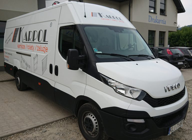 Reklama na samochodzie – Karpol