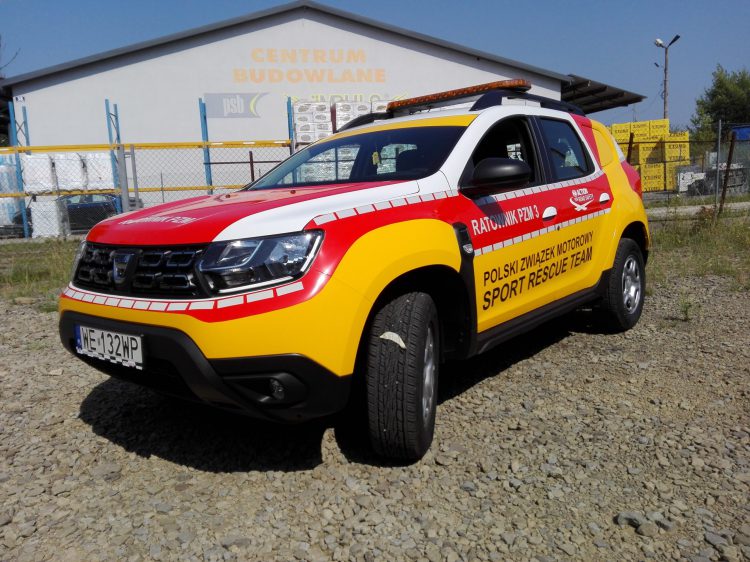 Reklama na samochodzie – Sport Rescue Team