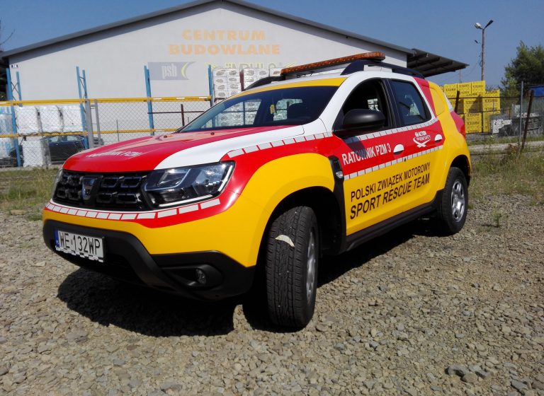 Reklama na samochodzie – Sport Rescue Team